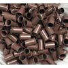 1000 x HAIR EXTENSION COPPER TUBES (BROWN TUBES)