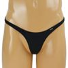 Men's 2-way Stretch T Front Thong Black