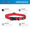 Rogz Amphibian Classic Dog Collar, Blue, Medium