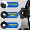 Piriuuo 4 Pcs Threaded Knobs 3/8-16 Knob Star Knobs Female Thread Knobs Clamping Nuts Knobs Thumb Screw Threaded Knobs for T Track Bolts Jigs Knobs