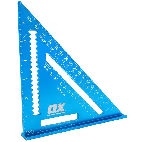OX Tools Pro Aluminium Rafters Square Metric - 300mm