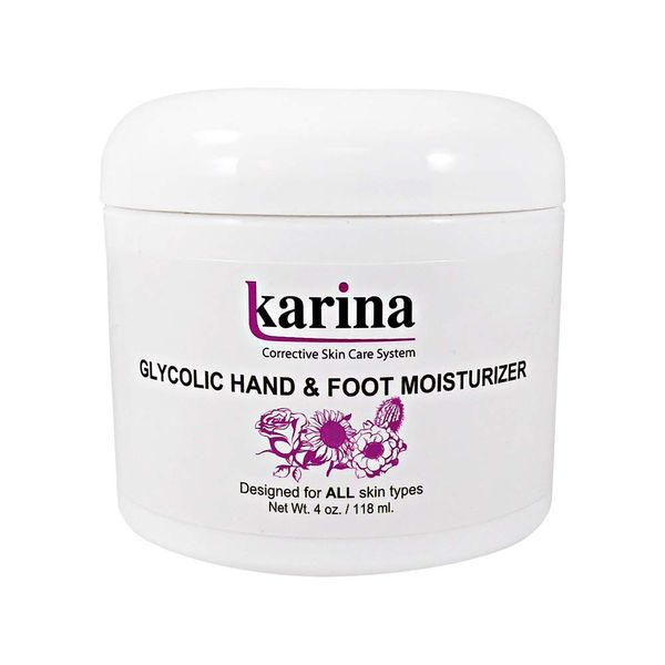 Karina Glycolic Hand and Foot Moisturizer 4 Ounces