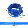 X AUTOHAUX 10 Meter/33ft Car Interior USB EL Wire Strip Blue Cold Light Set