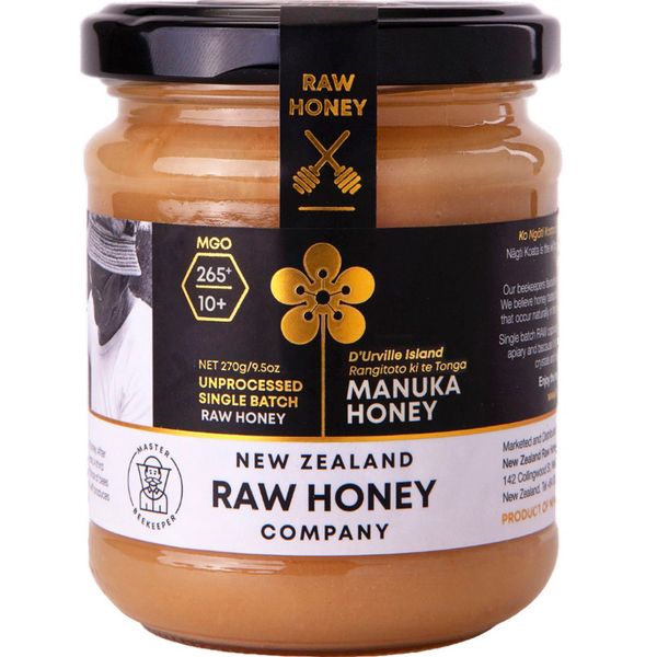 Master Bee Keeper Manuka Raw Honey MGO 265+ 10+