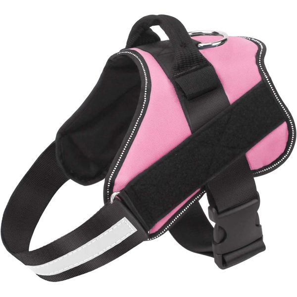 Dog Harness, No-Pull Reflective Dog Vest, Breathable Adjustable Pet Harne