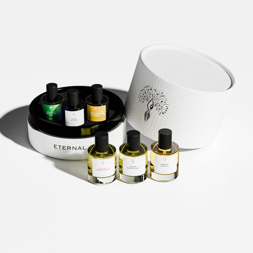 Unique Gift Set | 6 Pcs Exquisite Scents Inspired by Iconic Fragrances | Long-Lasting - Unisex Perfume Oils(Bubble Gum Pear Pressure,Sweet Luxury, Sunflower Lemonade,Emerland Mountain Mist,Mint Ocean)