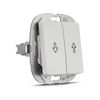 REV PrimaLuxe Roller Shutter Switch/Blind Switch 230 VAC 10 A Flush-Mounted White