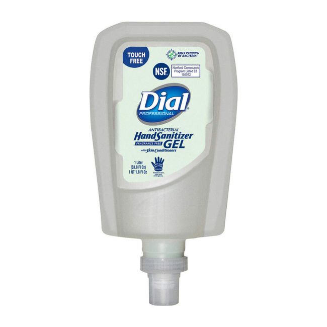 DIAL 19029 Hand Sanitizer,Gel,1000mL Size,PK3