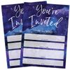 Galaxy Party Invitations | 25 Invitations and Envelopes