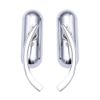 For Harley Davidson Road King Fatboy Dyna Softail Chrome Motorcycle Oval Mirrors