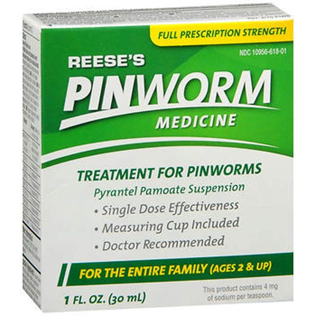 REESE'S PINWORM Medicine 1 oz PYRANTEL PAMOATE Suspension