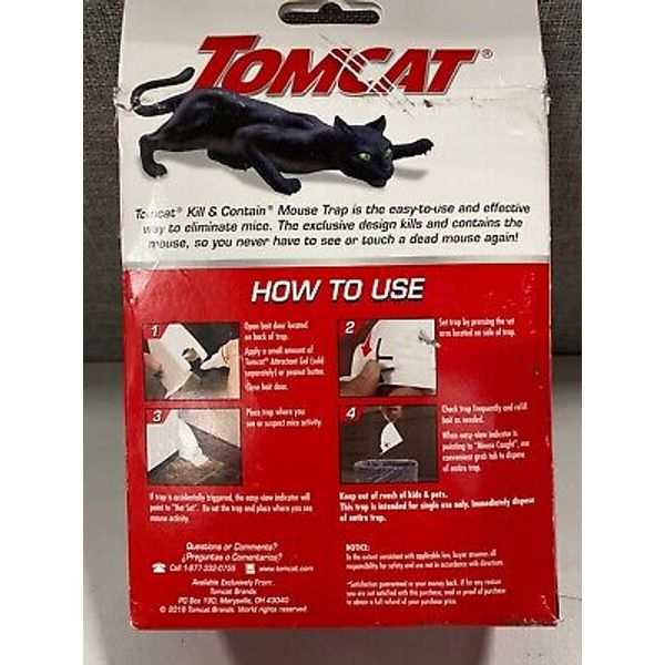 Tomcat 2PK Kill & Contain Mouse Trap