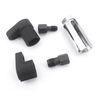 Yuhtech 5 Pcs Oxygen Sensor Socket Set Wrench Remover Tool and Thread Chaser Set o2 Sensor Socket Automotive Repair Tool