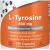 L-Tirosine 500mg, 120 Capsules