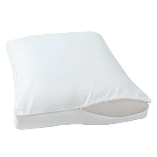 STONECREST Gusseted Pillow Protector - 1 PC, Zipper Premium Pillow Encasement Covers(600tc Sateen, Queen)