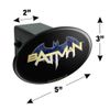 GRAPHICS & MORE Batman Logo Oval Tow Trailer Hitch Cover Plug Insert