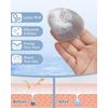 Silicone Back Scrubber (Thick Bristles) & Bath Glove & Face Brush Set(3Pcs) Sup