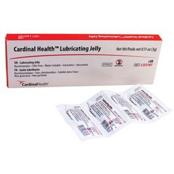 IND Cardinal Health™ Lubricating Jelly, 3g Foil Packet