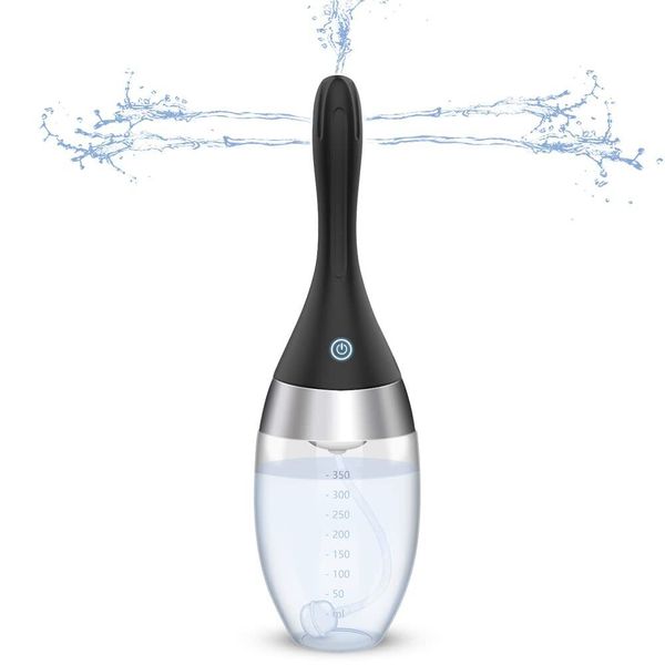 Automatic Electric Enema Bulb with 3 Speeds, Rechargeable Anti Back-Flow Enem...