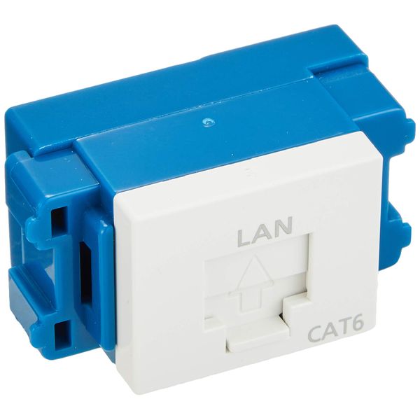 Panasonic J-J Type Information Modular Jack Cat6 Embedded Type White NR3470W