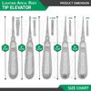 5 Pcs Dental Surgery Extracting Luxating Apical Root Tip Elevator German Grade