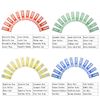 BOJACK 48 PCS Prepared Microscope Slides Set Animals Insects Plants Flowers Plastic Sample Specimens for Students Education