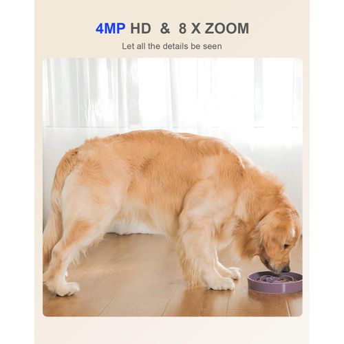 usogood 2.5K Indoor Camera for Home Security, 360°Pet Camera Indoor with Phone App,Support 5G/2.4Ghz WiFi, Auto Motion Tracking Detection,2-Way Audio,Compatible with Alexa,Best Gift（2-Pack ）