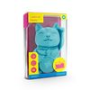 Mustard Lucky Cat Water Bottle, Multicolored