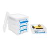 Super Stacker Document Boxes - Clear, 5 Pack - Perfect for Organizing & Storing!