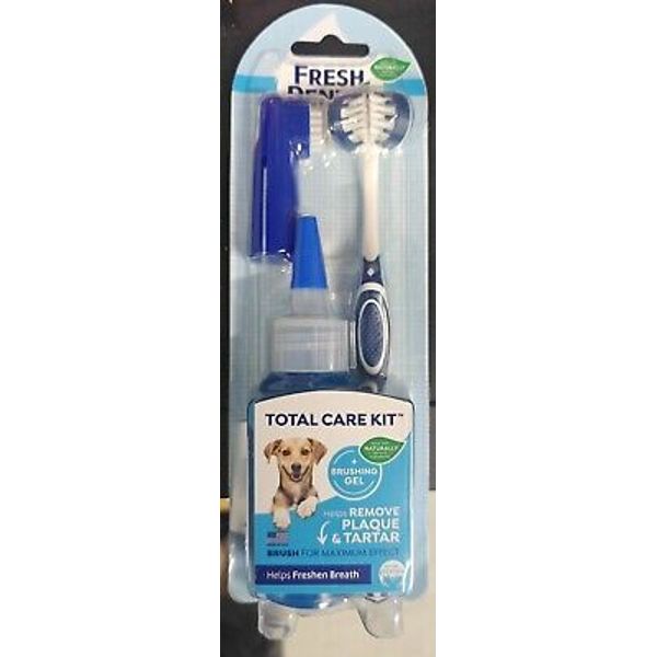 Fresh Dental Oral Care Dental Kit Dog Tooth Brush Pet Canine Odor Breath Gel