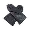 Lades Genuine Leather Gloves Fully Lined (Medium, Black)