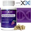 GENEX 1500mg Resveratrol with BioPerine for Absorption (3 Pack) | Organic Trans-Resveratrol Capsules from Japanese Knotweed, Antioxidant Supplement for Healthy Aging