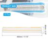 sourcing map 3 Pcs Microfiber Window Scrubber Replacement Head 17.72 Inch Yellow/White