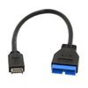 cablecc USB 3.1 Front Panel Header to USB 3.0 20 Pin Header Extension Cable 20cm for ASUS Motherboard