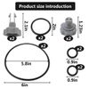 USonline911 Filter Pump Replacement Seals Kit Pack 25004/2,500 Gallon for In-tex Pool Filter Pump