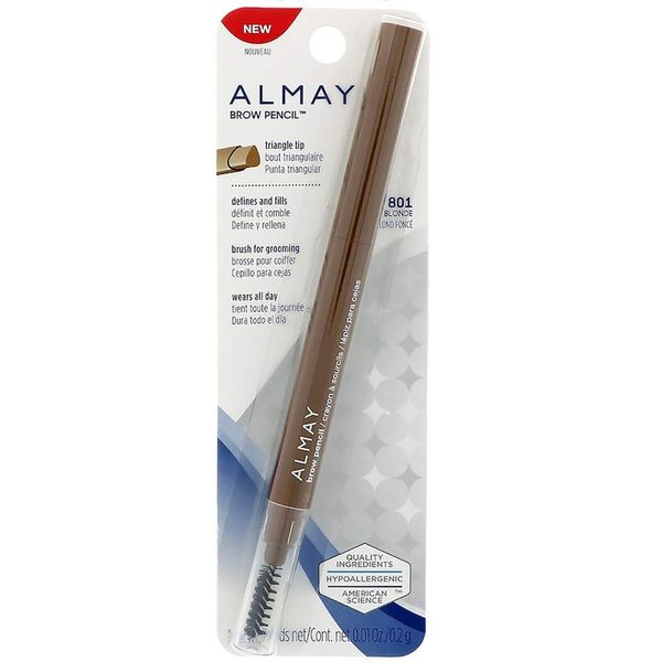 Almay Brow Defining Pencil, Dark Blonde 801, 0.0028-Ounce Packages
