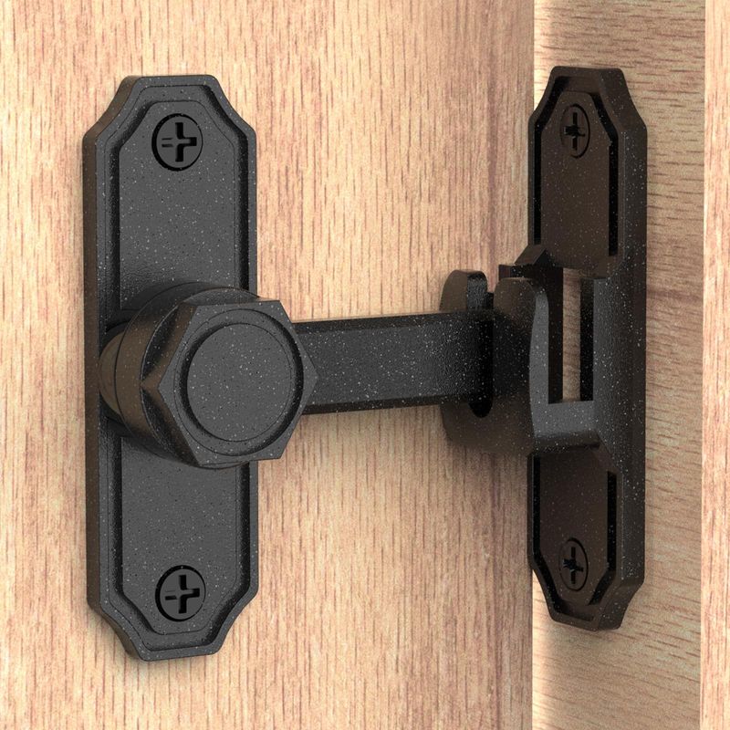 90/180 Degree Locks for Barn Doors, Sliding Barn Door Lock Hardware ...