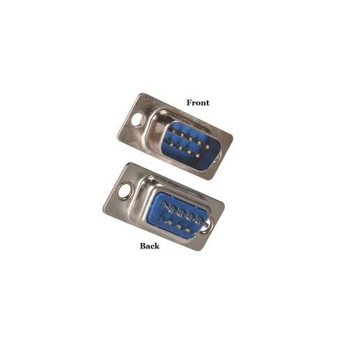 CompuCablePlusUSA.com Best DB9 Connector Male Solder Cup with Unshielded Plastic Hood DIY Kit for Assembling Your Own DB9 Cable.