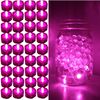 36 Pack PINK Submersible Waterproof Underwater Battery LED Tea Light~Wedding