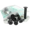 Dime Bag Hardware Skateboard Mounting Nuts and Bolts 1" Phillips - Black