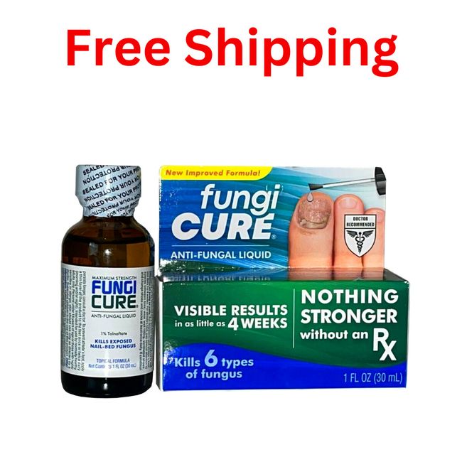 Fungicure Maximum Strength ANTI-FUNGAL LIQUID Kills Exposed Nail-Bed Fungus