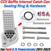 For Ford 6.7L Powerstroke CCV Baffle Internal Catch Can Kit & Hardware 2011-2023