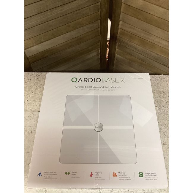 Qardio Qardiobase 2 Wireless Smart Scale & Body Analyzer, White