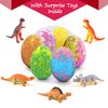 Easter Eggs Bath Bombs for Kids with Toys Inside for Girls Boys - 12pcs Bulk Large Surprise Colorful Dinosaur Egg Bubble Bath Fizzies, Gentle and Kids Safe for Birthday Gift Stuffers Christmas