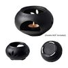 Ceramic Sake Set Cups with Warmer Keep Sake Storage Gift Box, Traditional Porcelain Pottery Hot Saki Drink, 9pcs include 1 Stove 1 Warming Bowl 1 200ml Sake Bottle 6 Cup