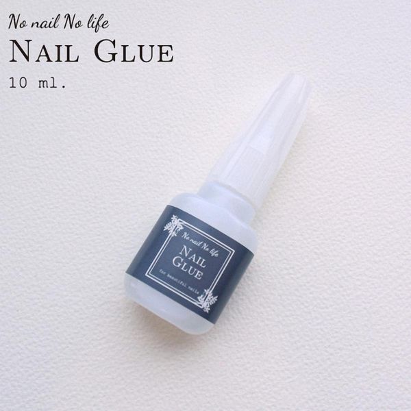 [No nail No life] Nail glue brush type (10ml) Nail tip/adhesive/nail tip bond/certification compatible/adhesive/gel nail