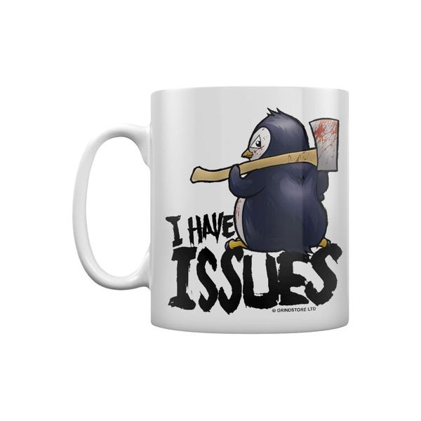 Psycho Penguin Penguin Axeman Mug for Tea or Coffee White