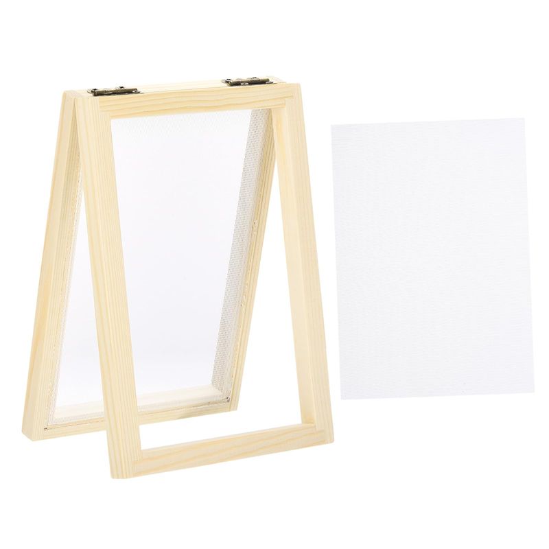 sourcing map Paper Making Screen Wooden Paper Making 7.1 x 4.9 Inch ...