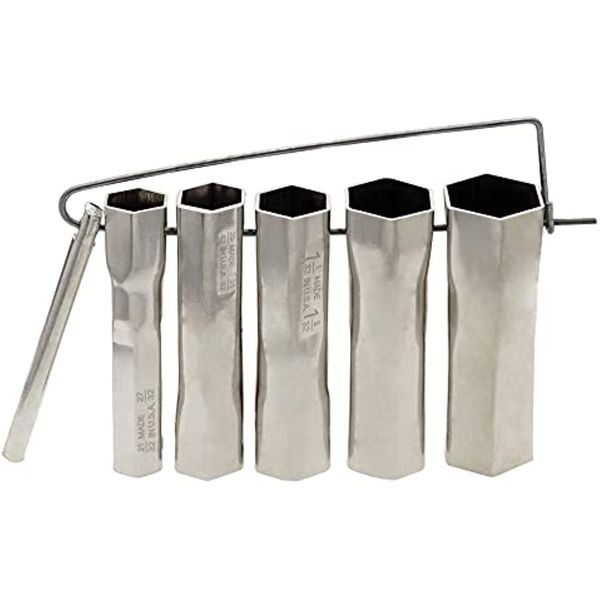 Superior Tool 03755 Socket Wrenches-6 Piece Wrench Set with Turner Bar and