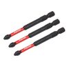 Sealey 3pc 75mm Phillips #2 Impact Power Tool Bit Set - AK8255